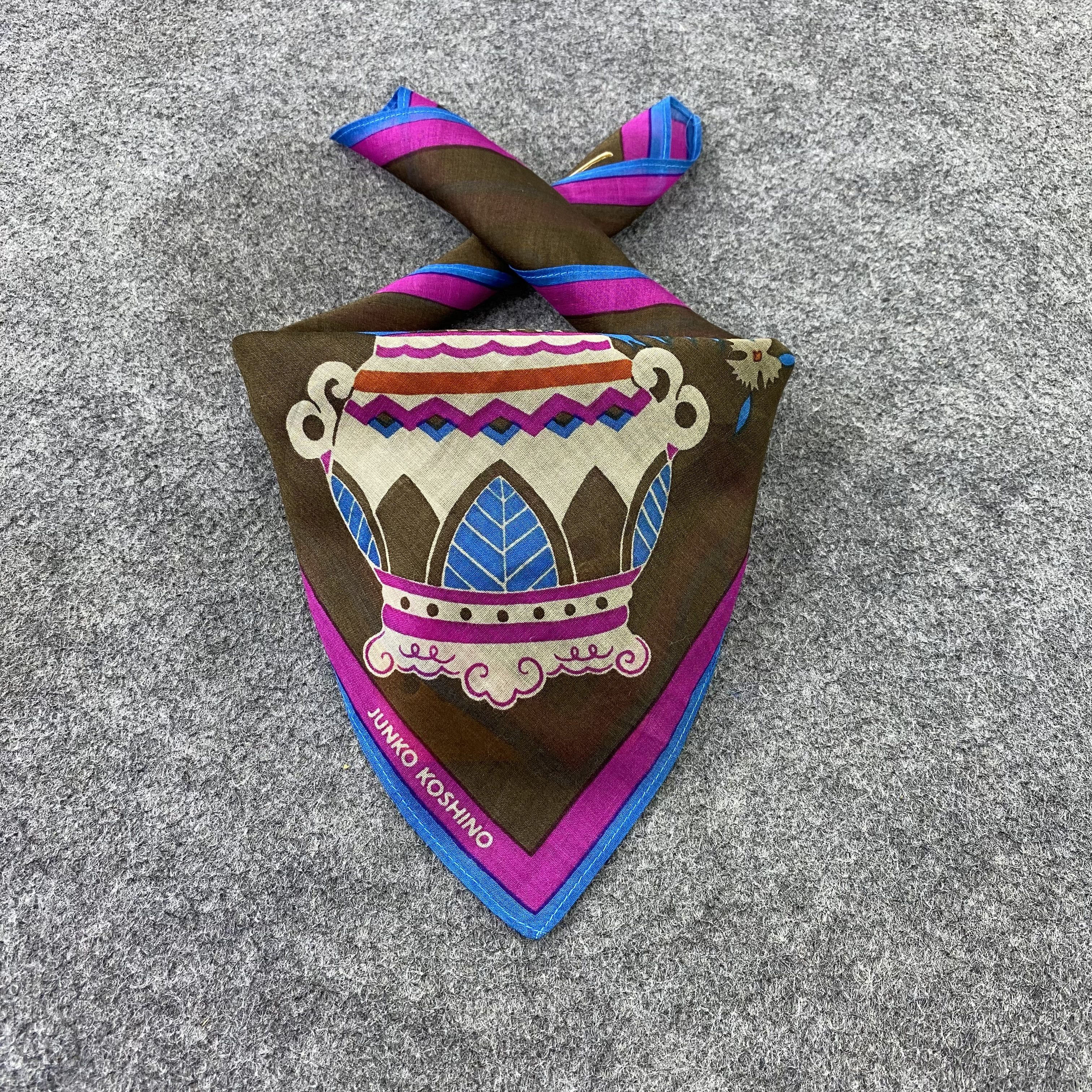 Japanese Brand Junko Koshino Handkerchief / Bandana / Neckerchief-B982 Size ONE SIZE - 2 Thumbnail