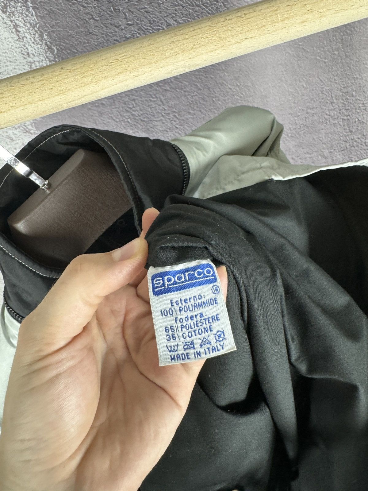 Vintage Sparco vintage racing France big logo nylon jacket grey S Size US S / EU 44-46 / 1 - 14 Thumbnail