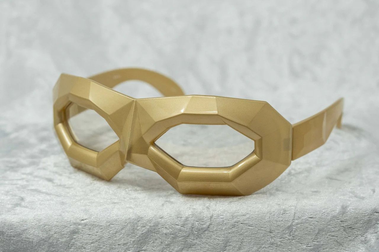 Walter Van Beirendonck Walter Van Beirendonck Sunglasses Gold and Transparent Size ONE SIZE - 1 Thumbnail