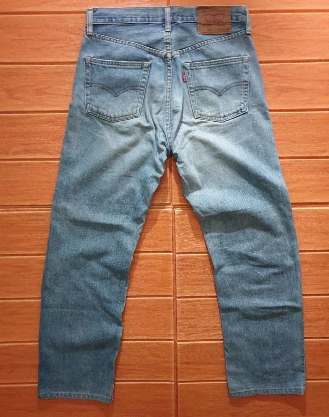 Levi's 💥Vintage Levis big E 502 Salvedge J22 denim pant Size US 30 / EU 46 - 11 Thumbnail