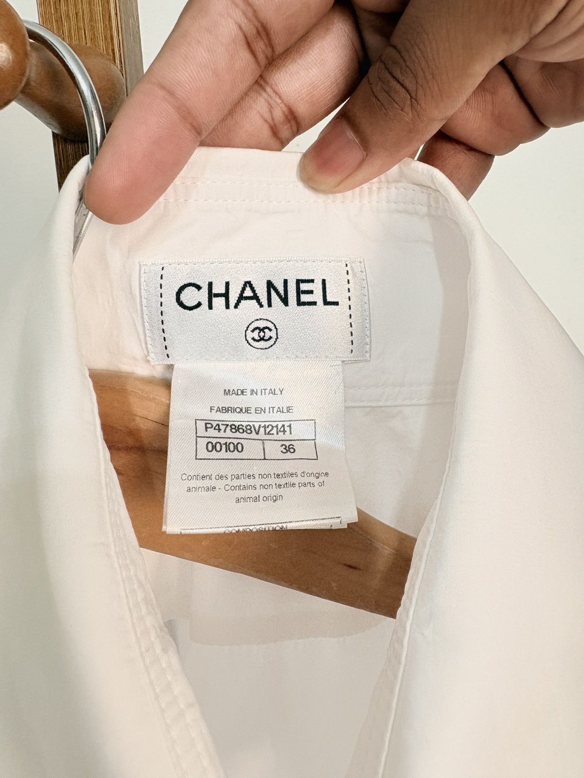 Chanel Chanel Ruffle Long-sleeved Blouse Size M / US 6-8 / IT 42-44 - 15 Thumbnail