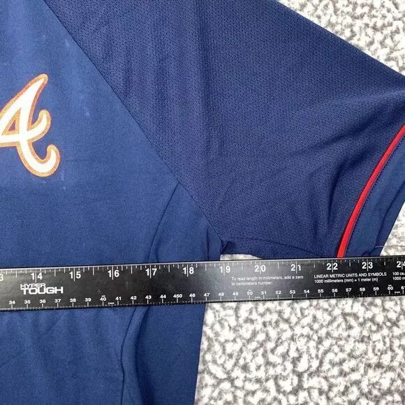 Other Atlanta Braves Shirt Women Medium Blue Fanatics Short Sleeve Size M / US 6-8 / IT 42-44 - 5 Thumbnail