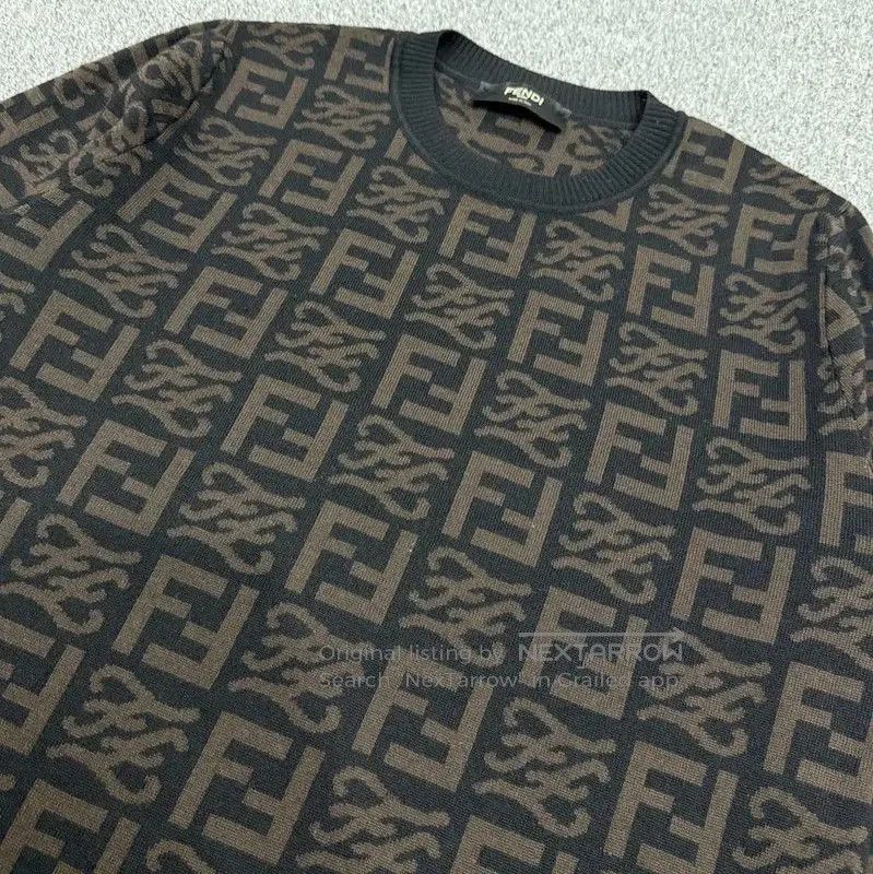 Fendi Fendi Multicolor Knit Sweater for Men . Size US L / EU 52-54 / 3 - 3 Thumbnail