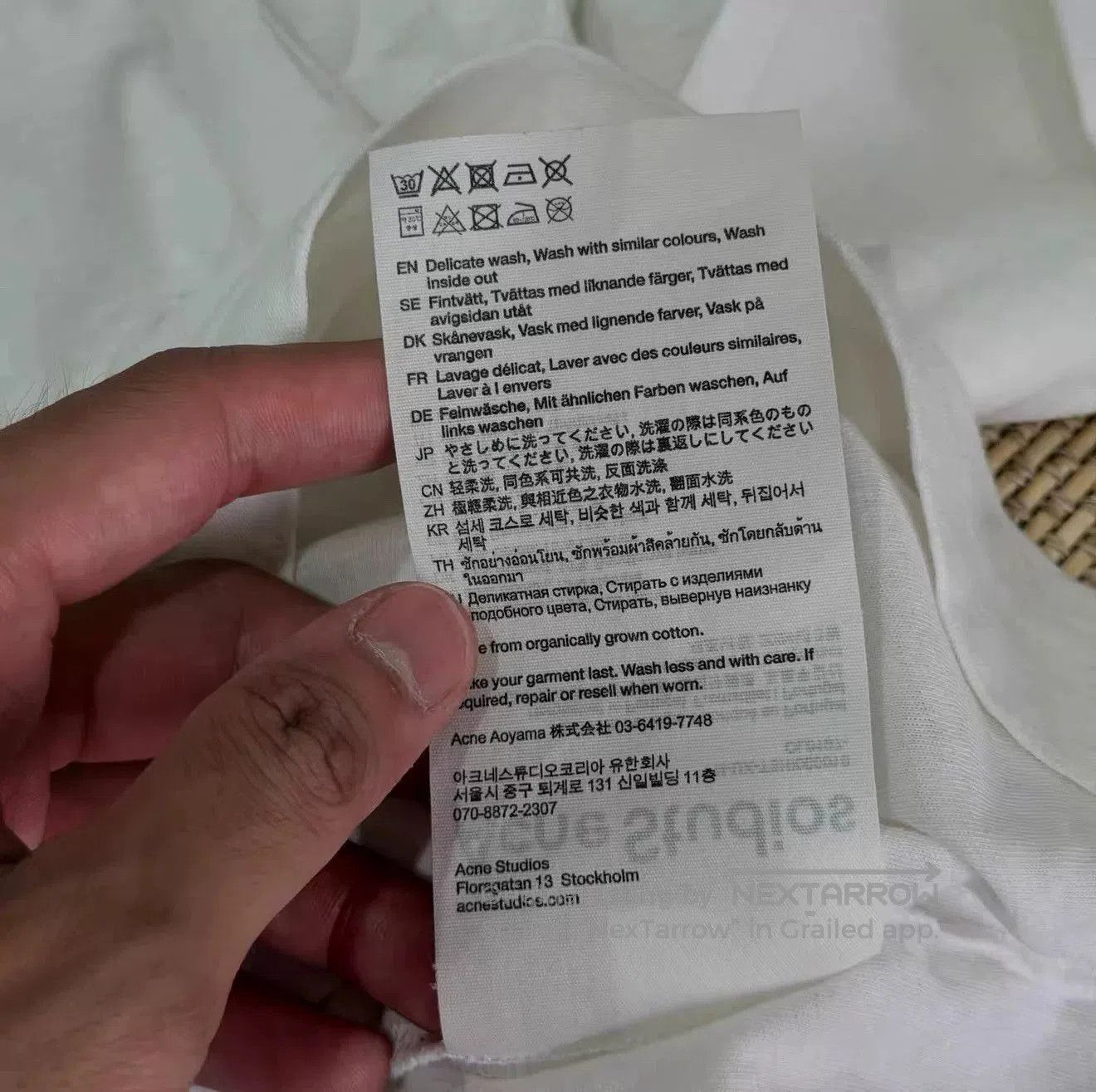 Acne Studios Acne Studios 1966 Slogan Long Sleeve. Size US XS / EU 42 / 0 - 7 Thumbnail