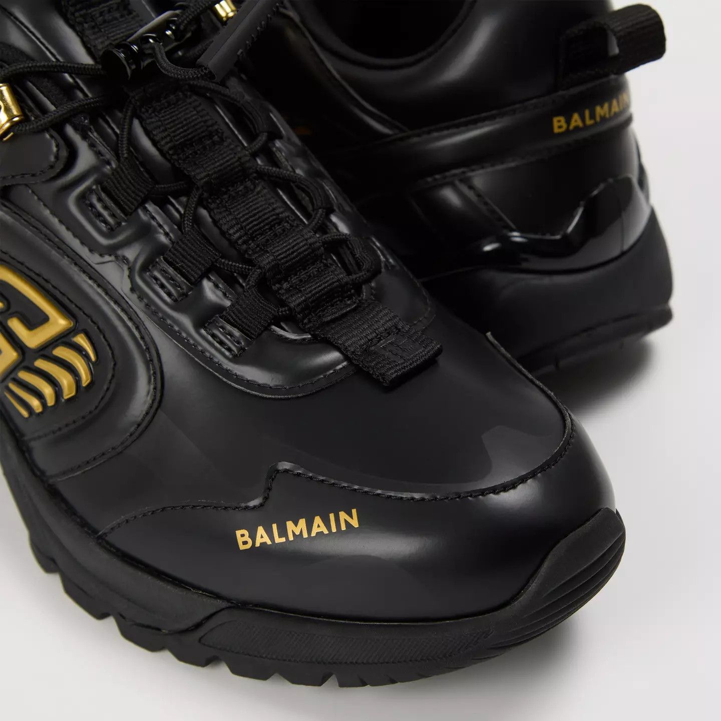 Balmain o1g2r1mq0426 Cosmic Dust Low-Top Trainers in Black Size US 9 / EU 42 - 4 Thumbnail