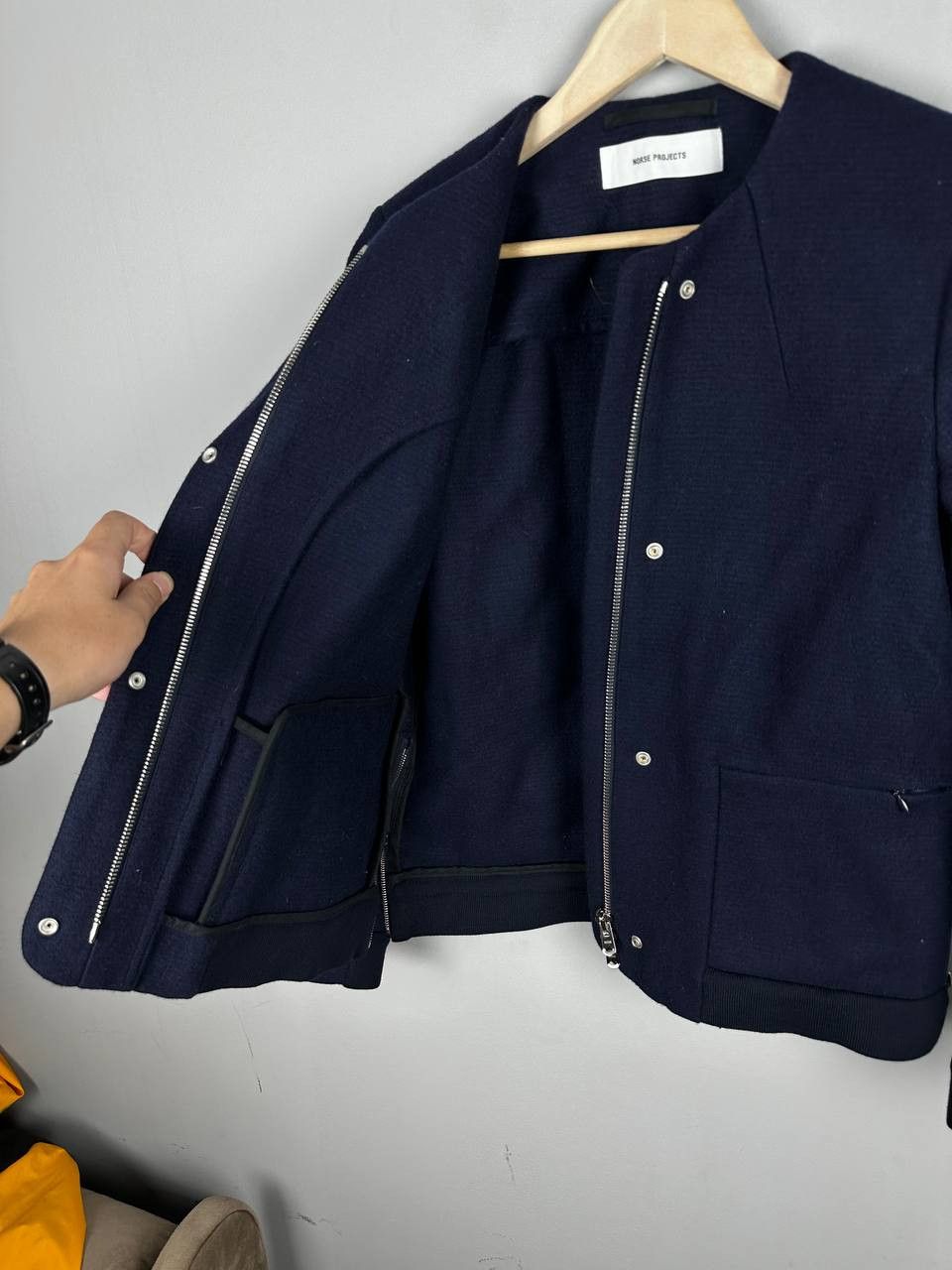 Norse Projects Norse Projects Navy Luxury Wool Jacket Size M / US 6-8 / IT 42-44 - 9 Thumbnail