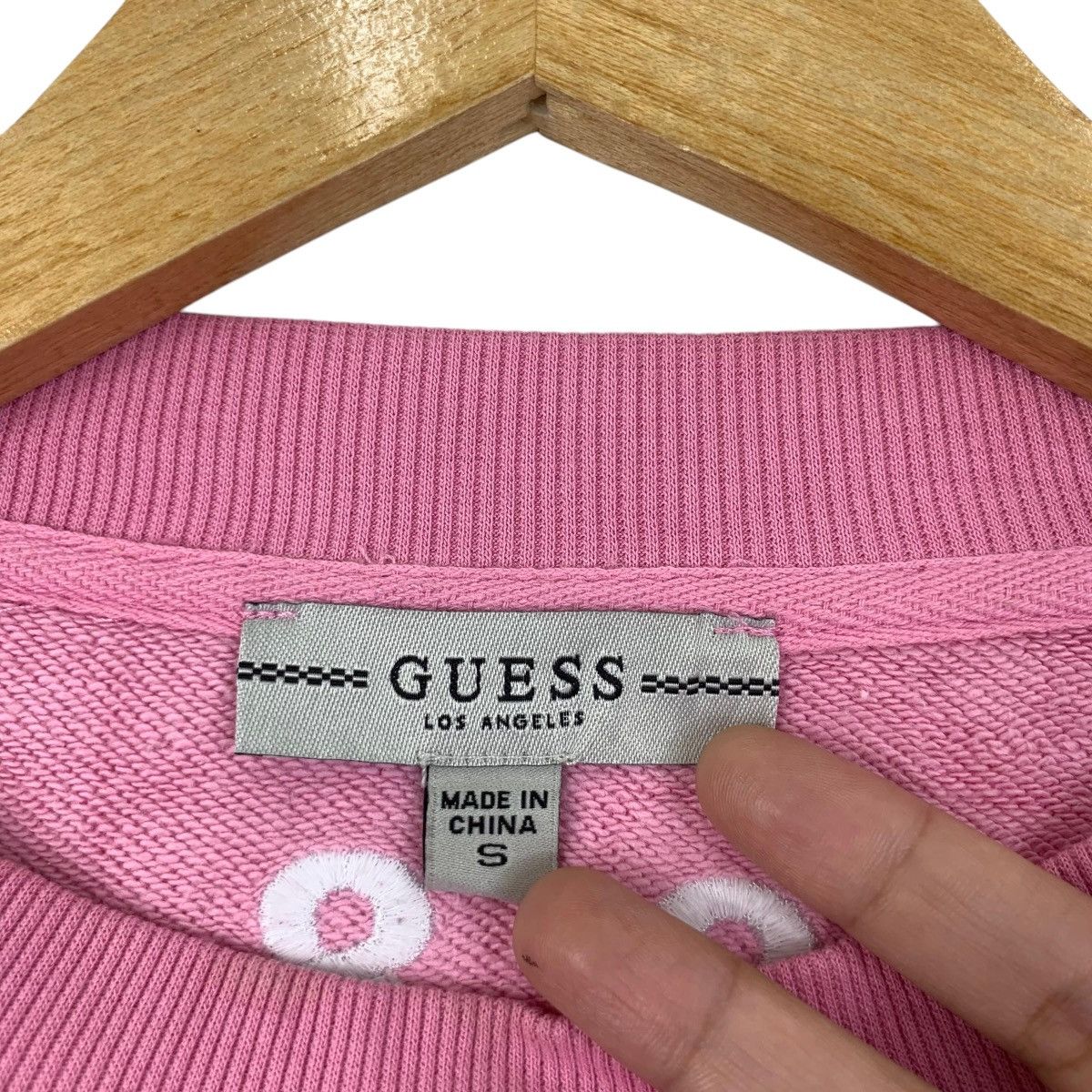 Guess GUESS 1981 Side Tape Pink Crop Top Size S / US 4 / IT 40 - 8 Thumbnail