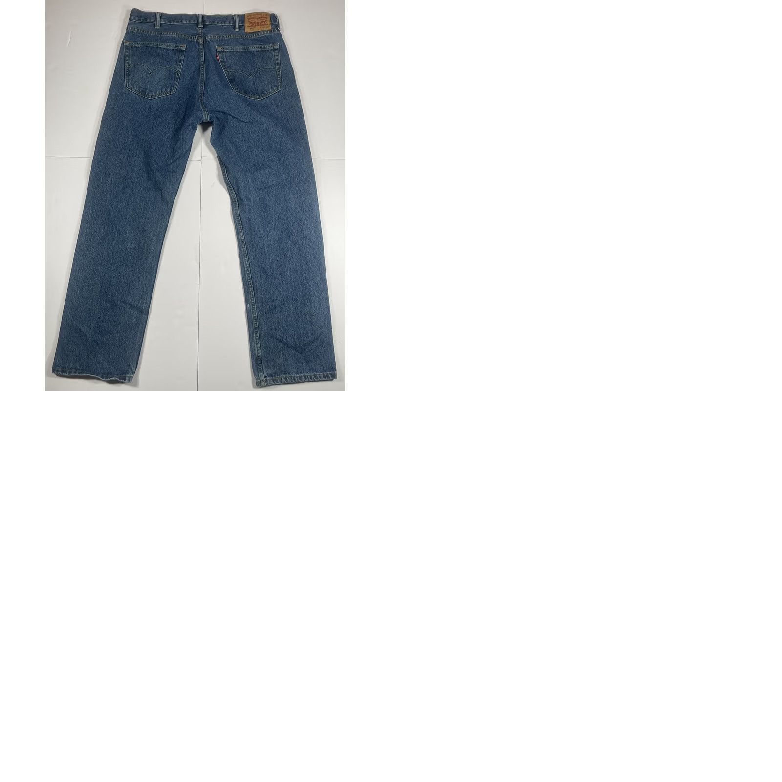 Levi's Levi'S Jeans Mens 38 Blue 38Wx32L Wash Strauss Straight Leg Denim Cotton Size US 38 / EU 54 - 9 Thumbnail