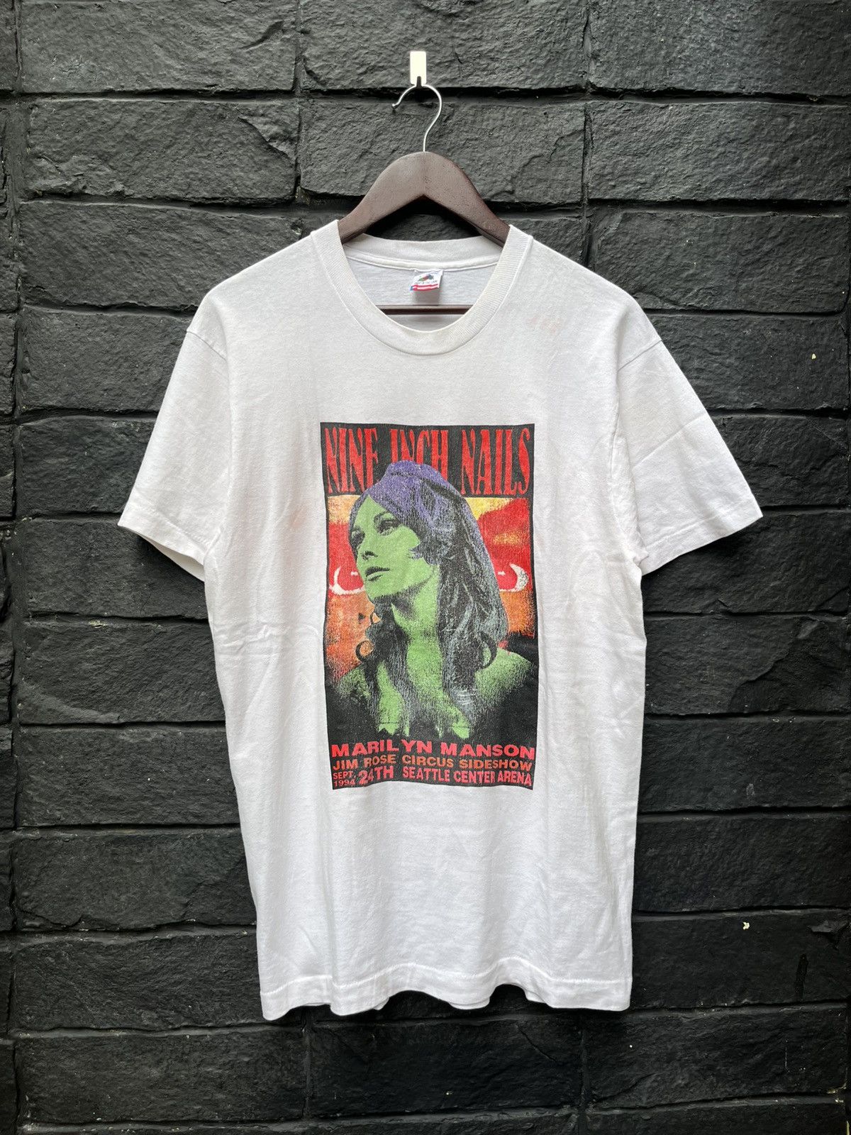 Band Tees Vintage Nine Inch Nails Frank Kozik poster tee Size US L / EU 52-54 / 3 - 1 Thumbnail