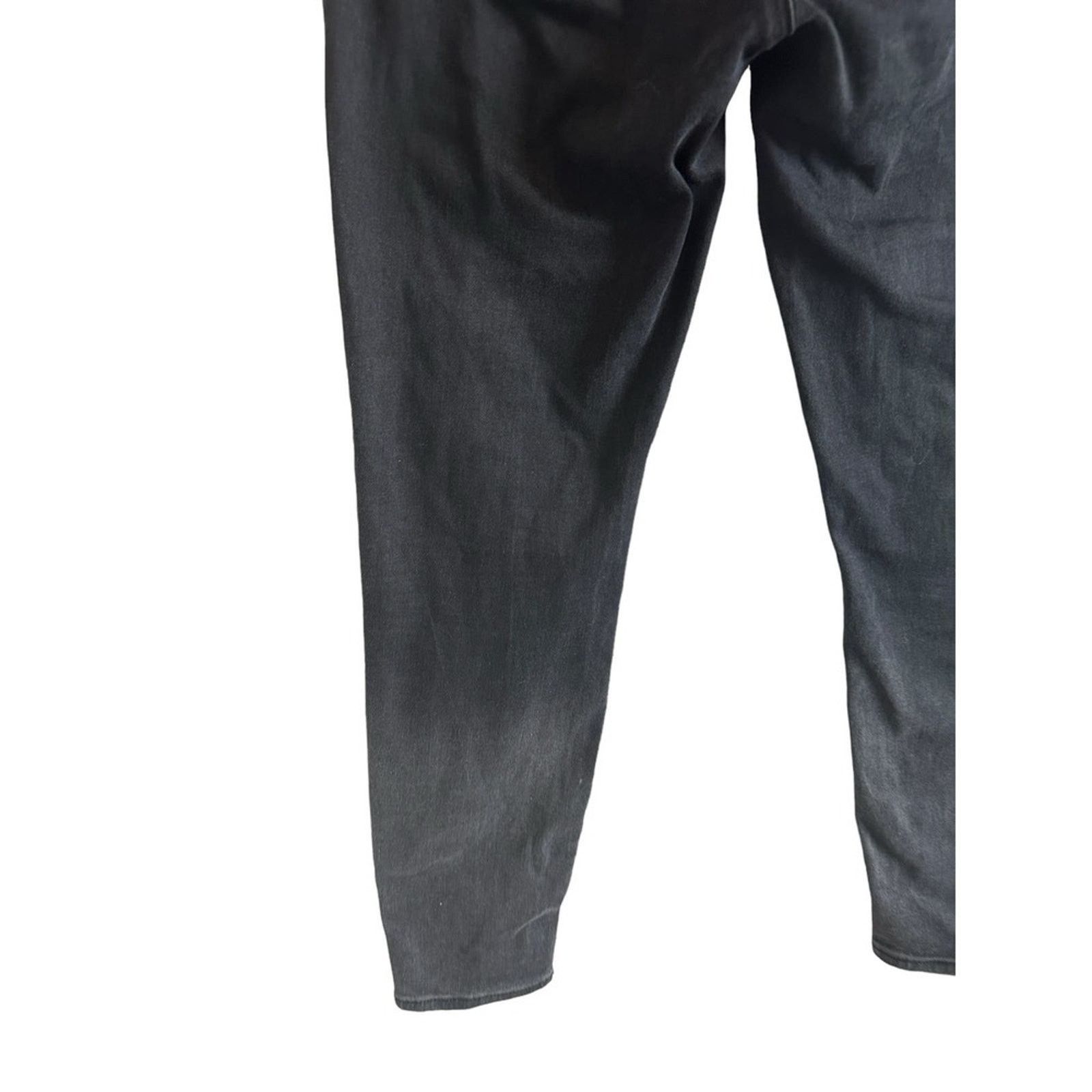 Mavi MAVI Adriana Ankle' Mid-Rise Super Skinny Black Jeans - 28 Size 28" / US 6 / IT 42 - 7 Thumbnail