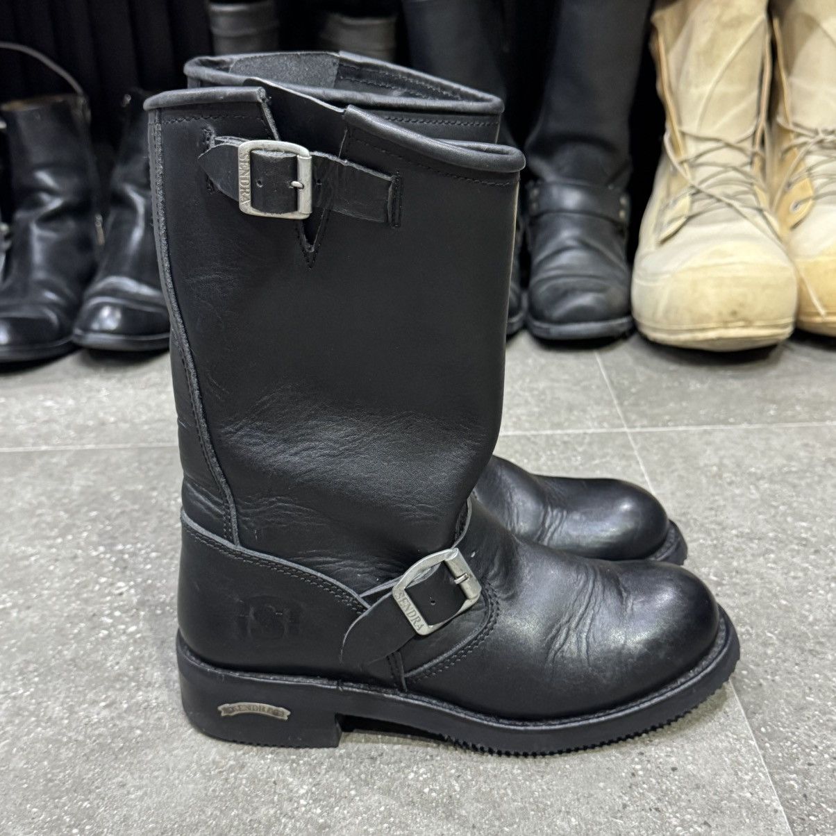 Sendra Sendra Leather Engineer Buckle Boots Size US 7 / IT 37 - 7 Thumbnail