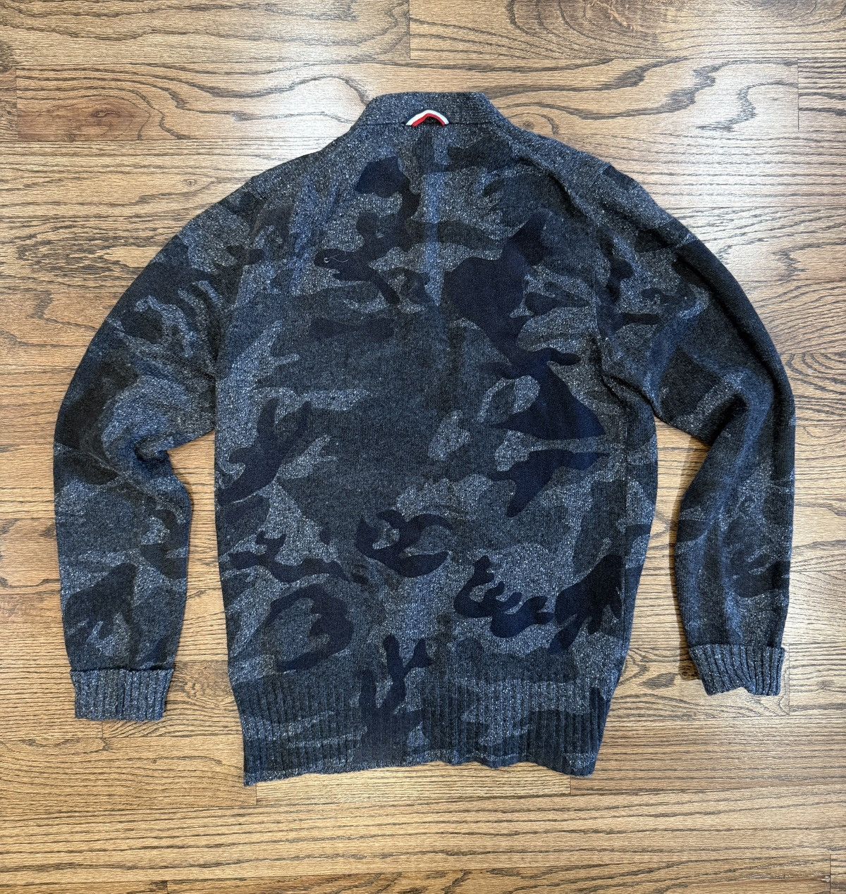Moncler Moncler Maglione Tricot Camo Cardigan Size US L / EU 52-54 / 3 - 4 Thumbnail