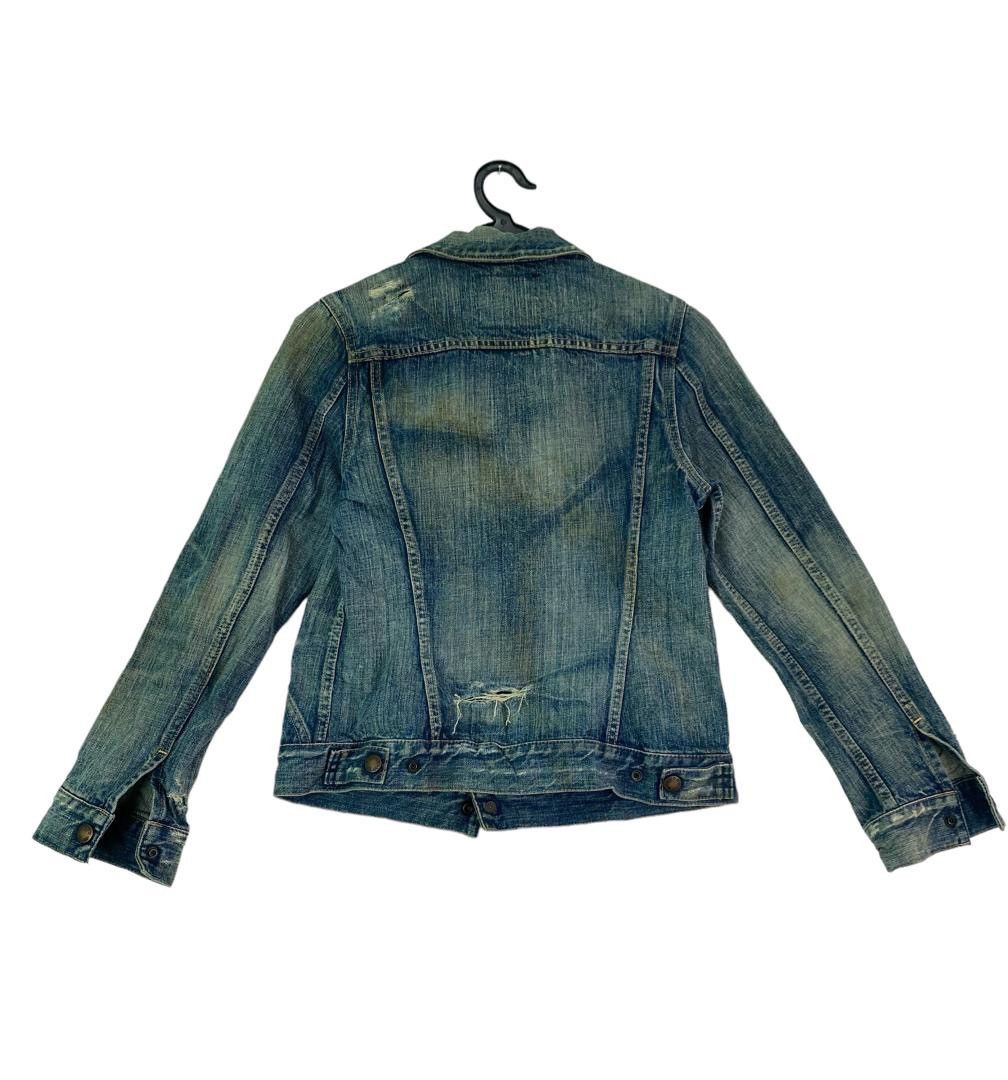 Japanese Brand Vtg 90s distressed design RNA japan denim trucker jacket Size M / US 6-8 / IT 42-44 - 5 Thumbnail