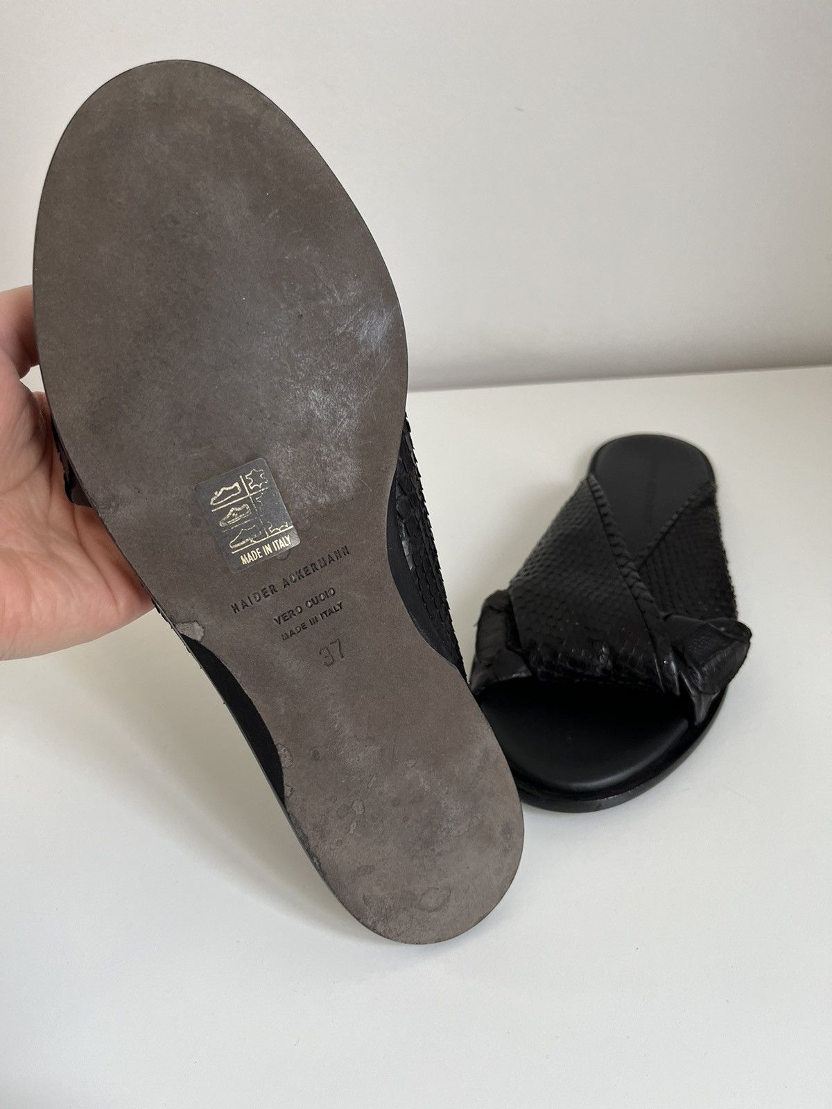 Haider Ackermann Flip flops Haider Ackerman Size US 6 / IT 36 - 7 Thumbnail