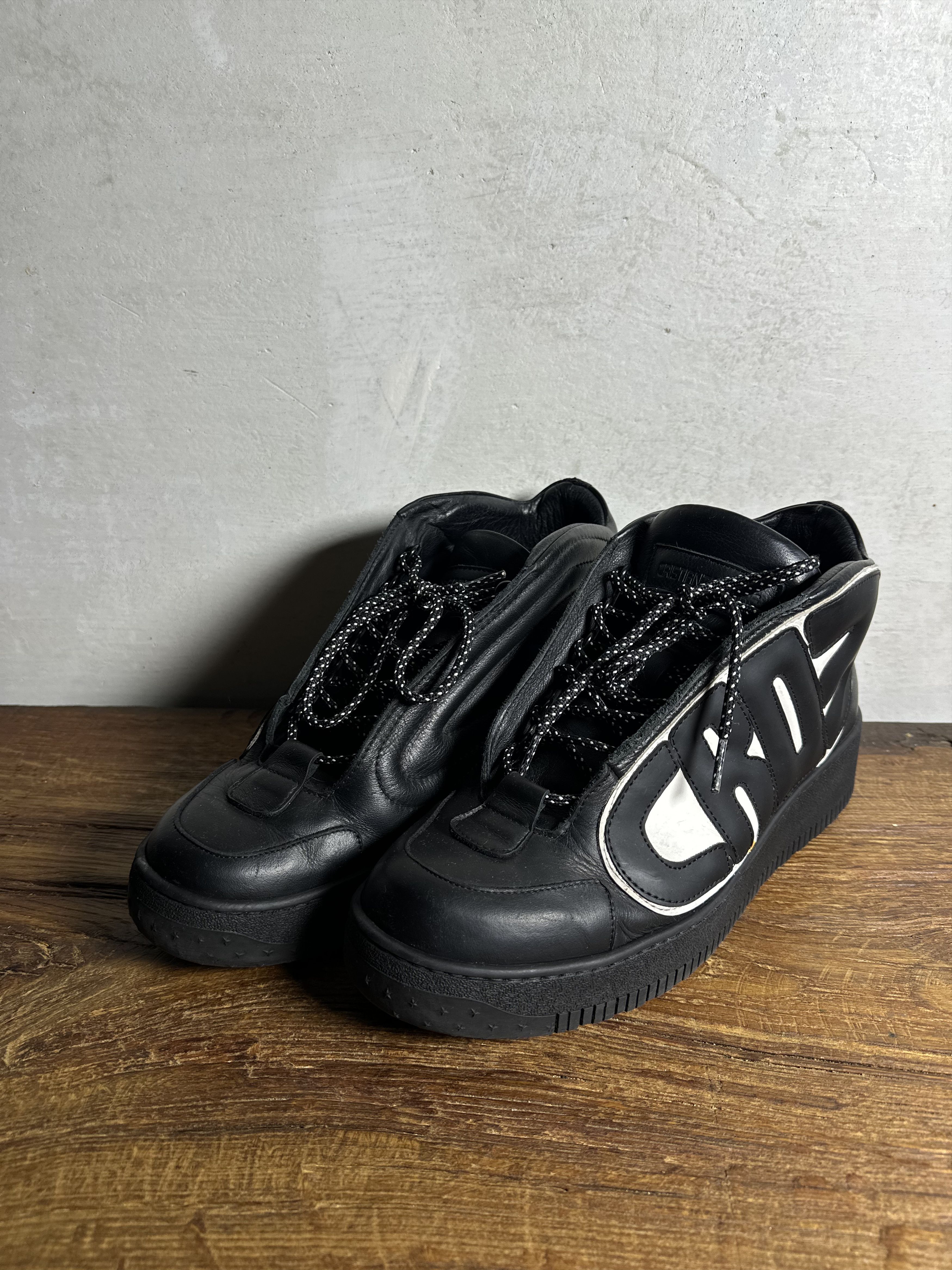 Point Zero Cristianzerotre CR03 Leather Sneakers Size US 11 / EU 44 - 3 Thumbnail