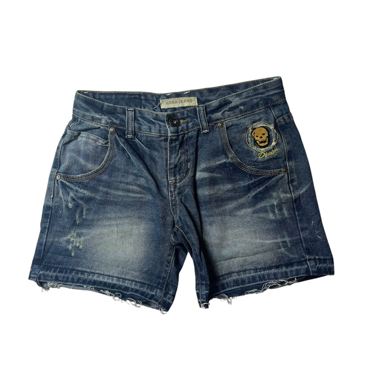 Japanese Brand × Vintage Nana Distressed Skull Short Size US 30 / EU 46 - 1 Thumbnail