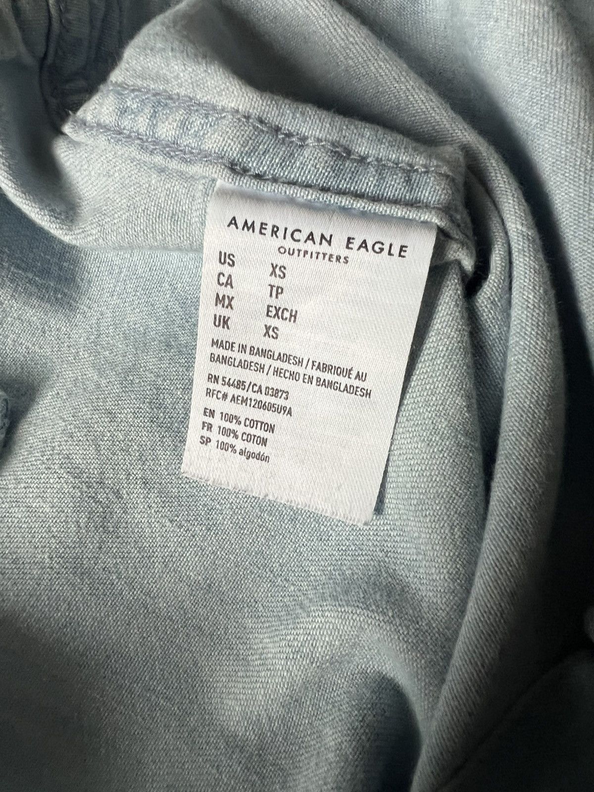 American Eagle Outfitters Short Sleeve Button Shirt Size US XS / EU 42 / 0 - 4 Thumbnail