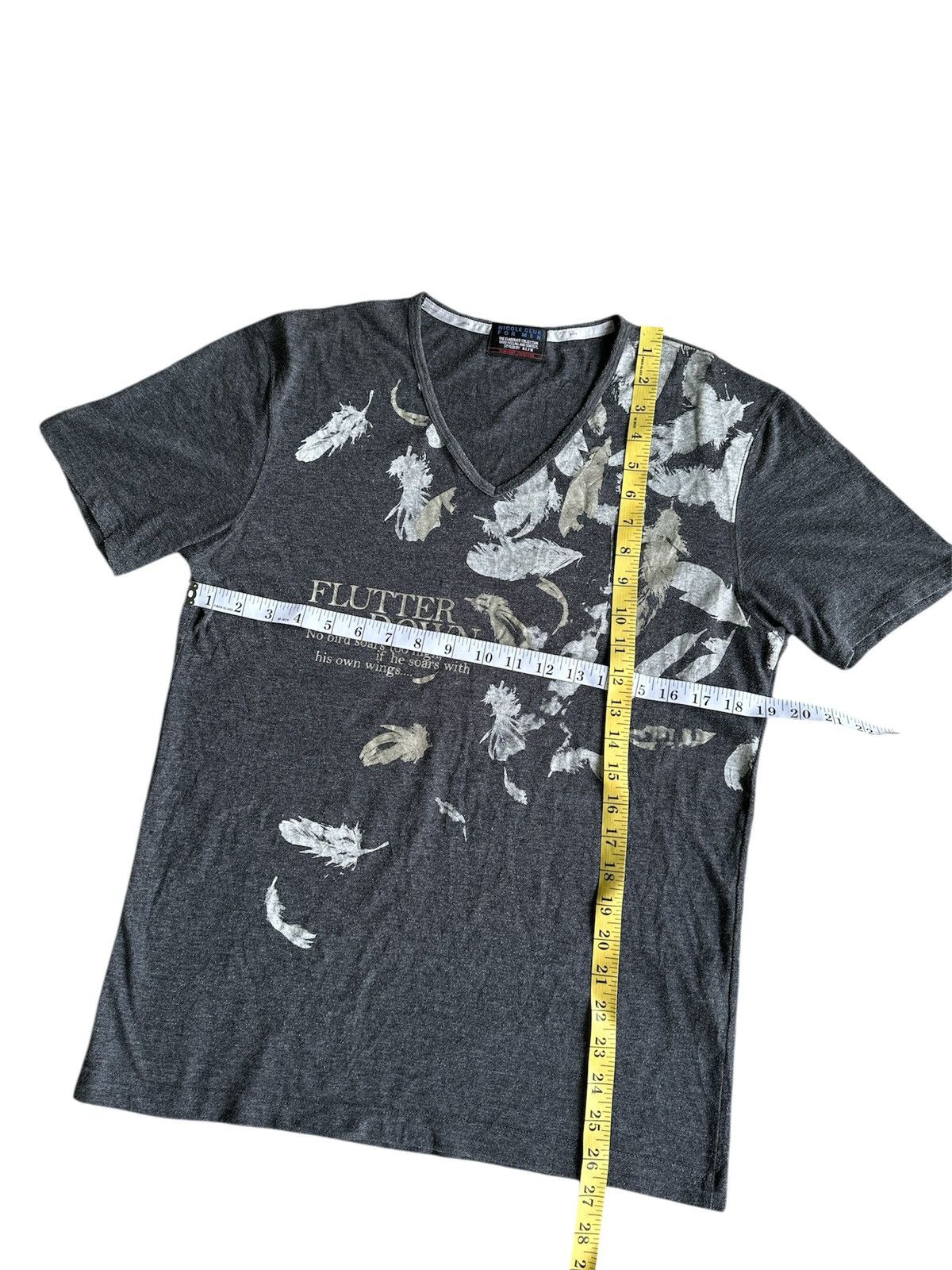 Kapital Nicole Club For Men V Neck Tee. Size US L / EU 52-54 / 3 - 5 Thumbnail