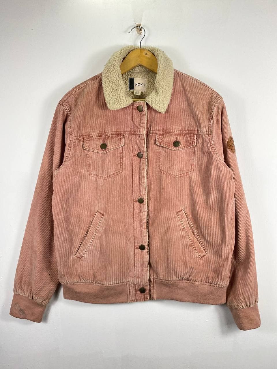 Japanese Brand roxy japanese brand corduroy jacket sherpa lining Size L / US 10 / IT 46 - 1 Thumbnail