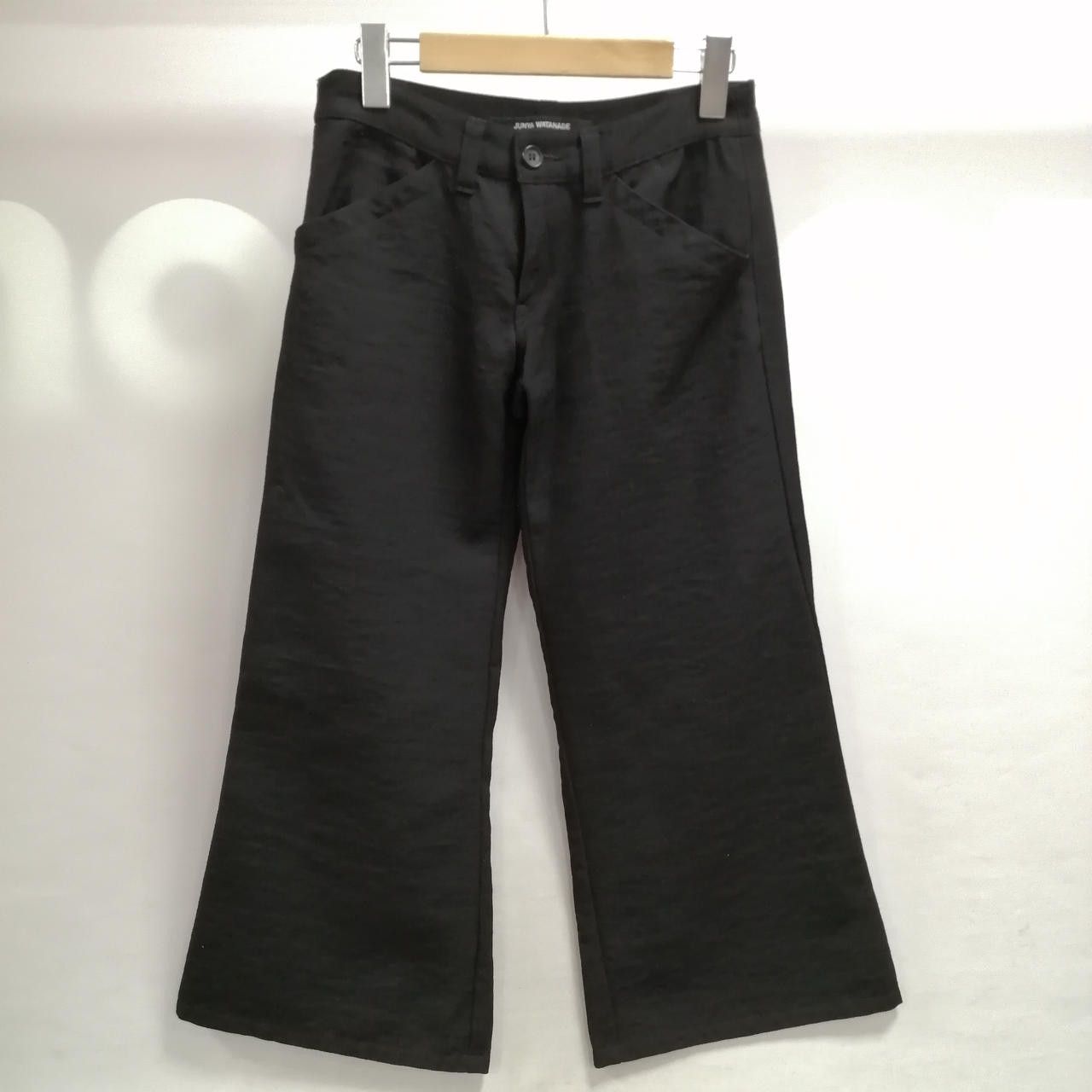 Comme des Garcons × Junya Watanabe Junya Watanabe x Comme des Garcons Wool Wide Pants Black S Size 25" / US 0 / IT 36 - 1 Thumbnail