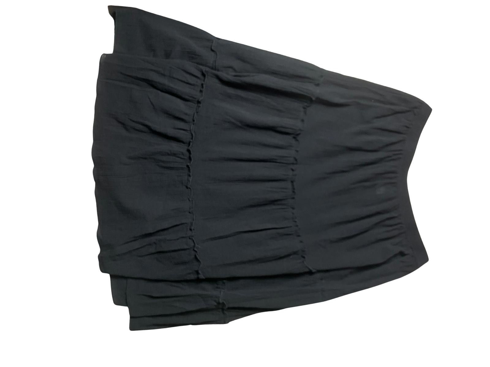 Blair Blair Black Ruched Skirt Size L Minimal Elegant Size L Size 36" / US 14 / IT 50 - 2 Thumbnail