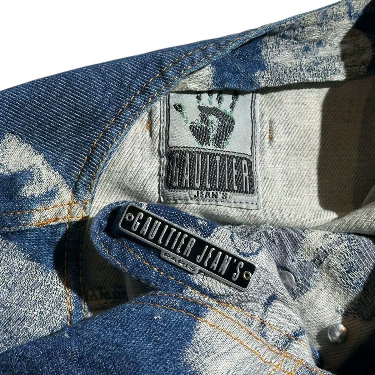 Jean Paul Gaultier 1992 faces denim vest Size M / US 6-8 / IT 42-44 - 4 Thumbnail