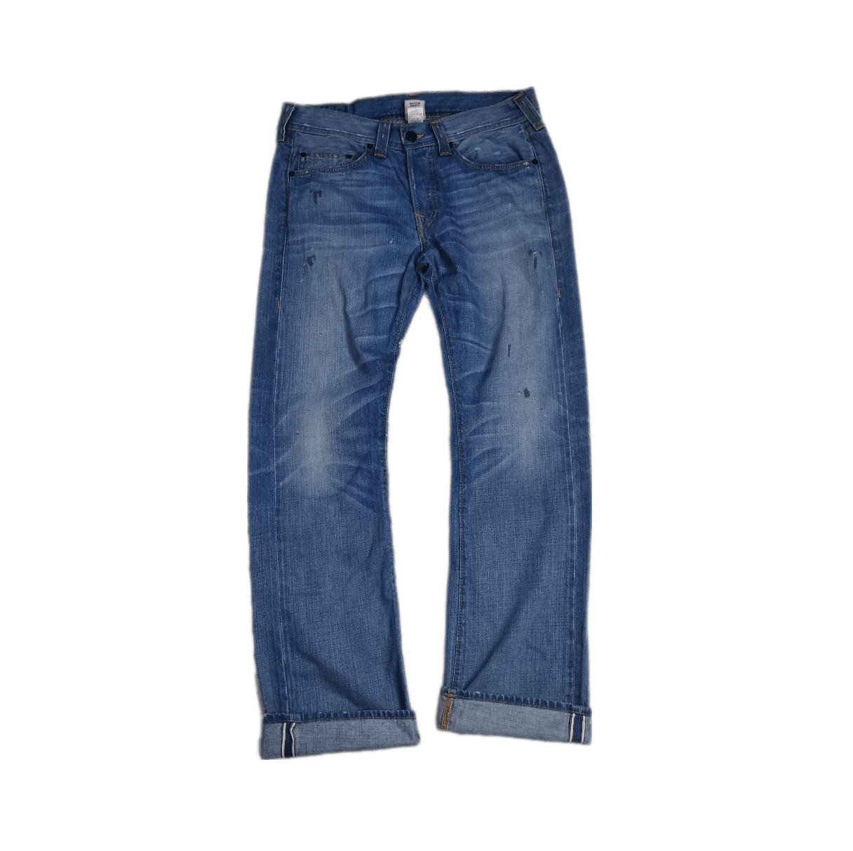 True Religion Y2k Embroidered Boro Stiching Patch Selvedge True Religion Size US 34 / EU 50 - 1 Thumbnail