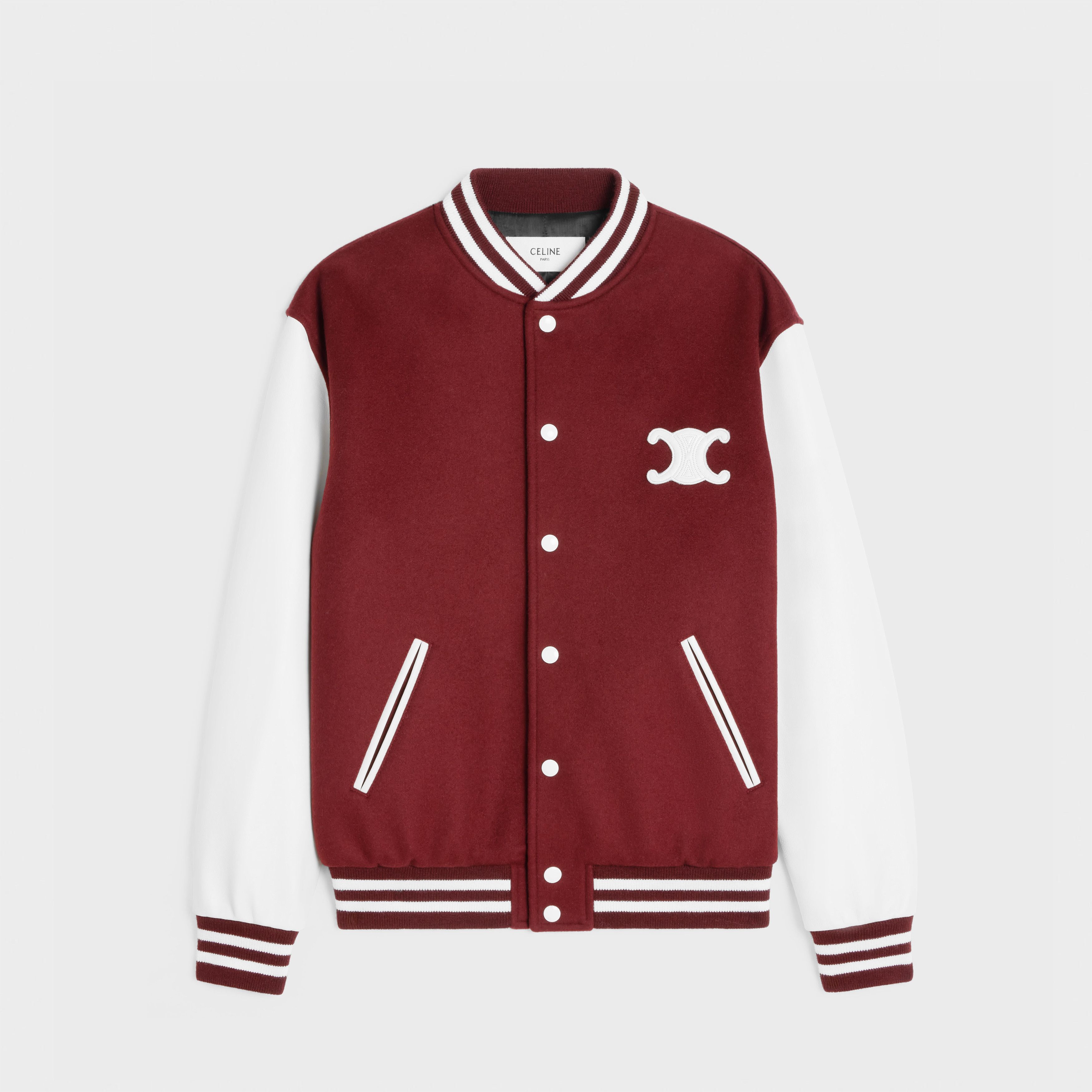 Celine college teddy jacket in double face cashmere Size L / US 10 / IT 46 - 1 Thumbnail