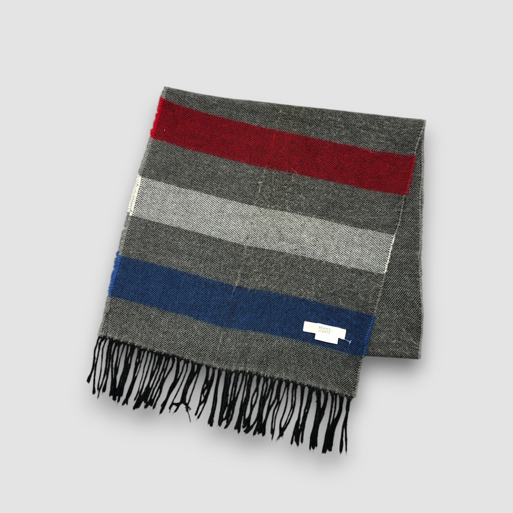 Beams Plus Vintage Beams Scarf Muffler Wool Winter Neck Scarves Size ONE SIZE - 4 Thumbnail
