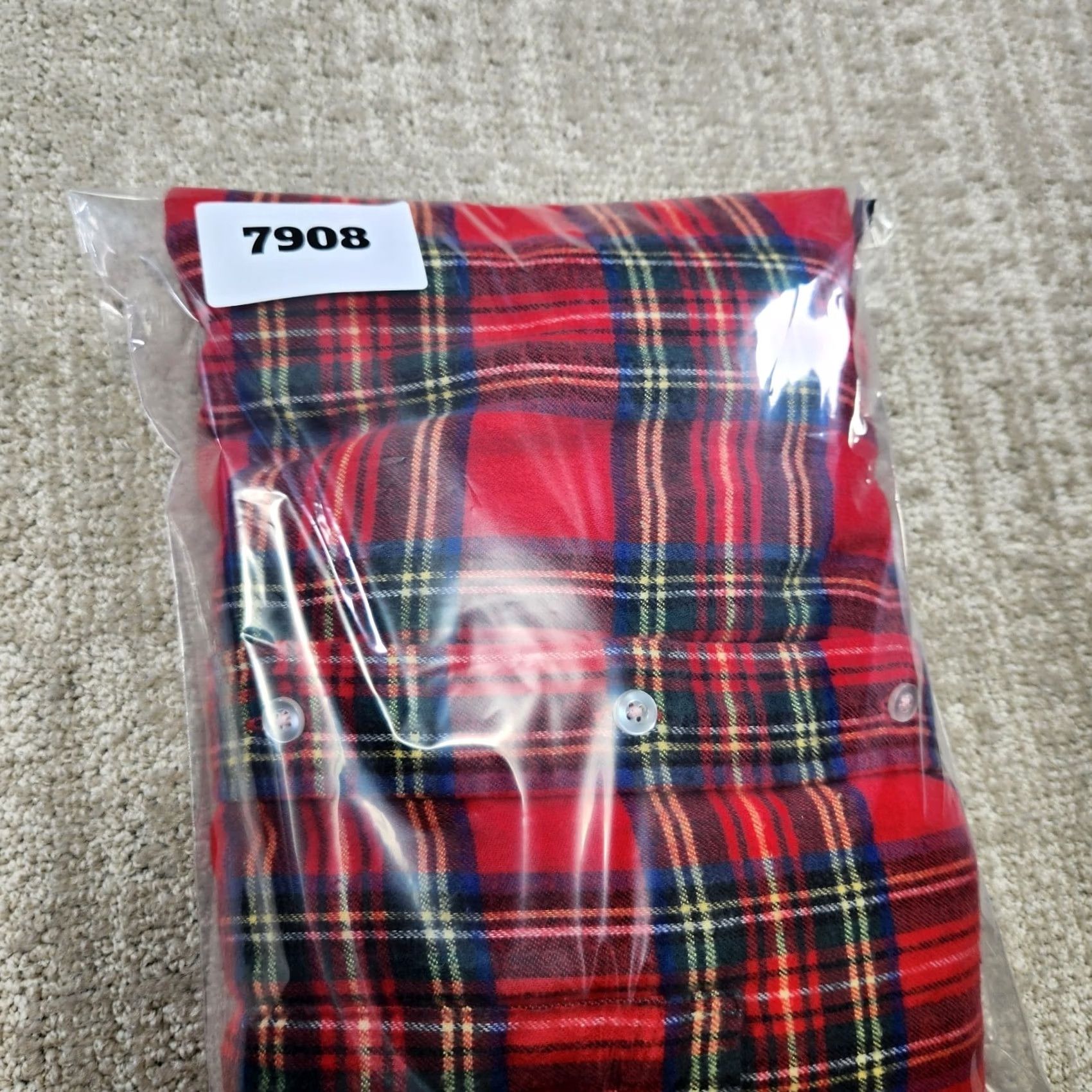 Vintage VINTAGE 70s LL Bean Shirt Men Large USA Made Scotch Plaid Red Button Up Size US L / EU 52-54 / 3 - 8 Thumbnail
