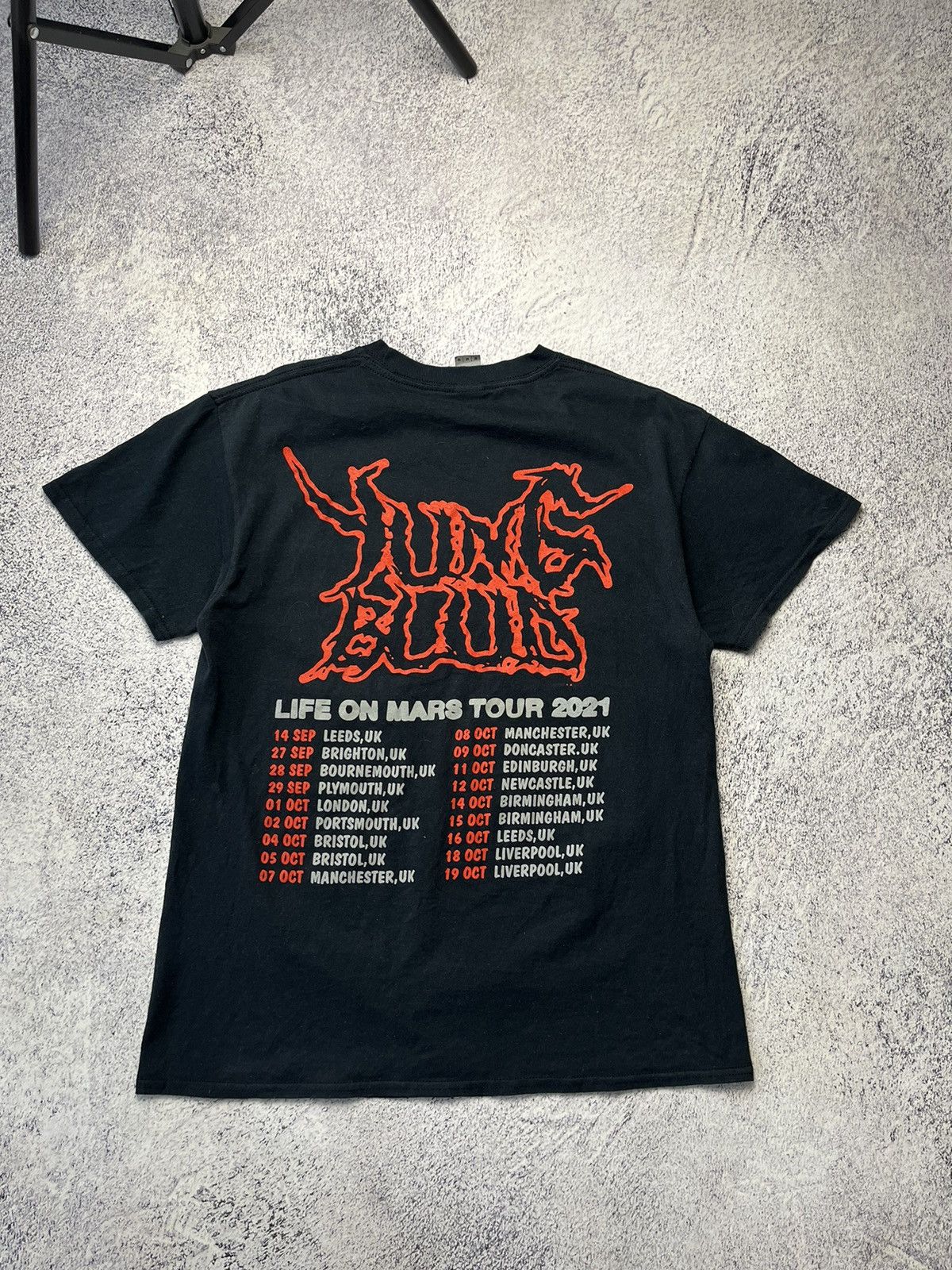 Band Tees Yung Blud Death Tour Vintage Rock T-shirt Men's Y2K Size US M / EU 48-50 / 2 - 22 Thumbnail