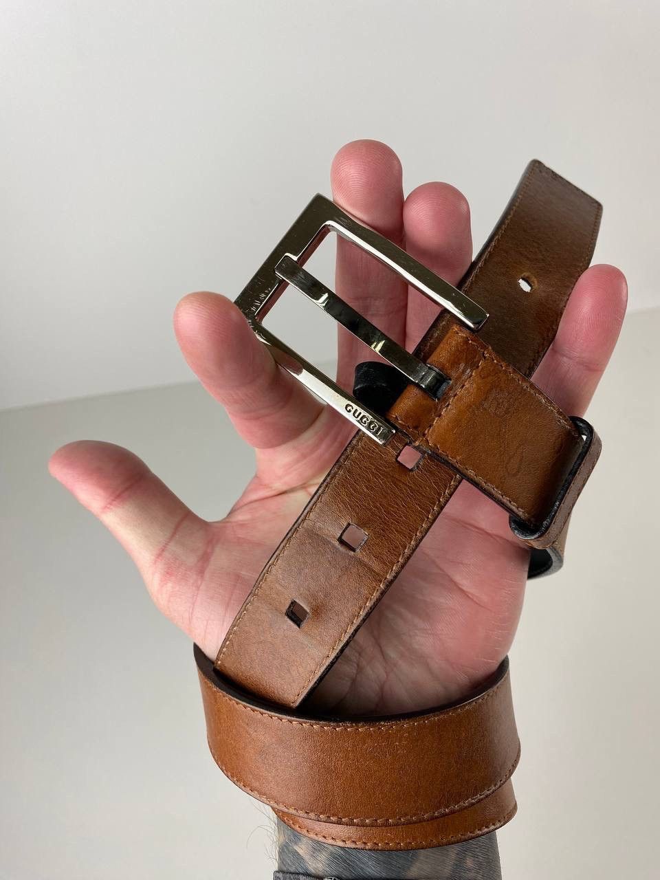 Gucci Gucci vintage leather belt Size ONE SIZE - 1 Thumbnail