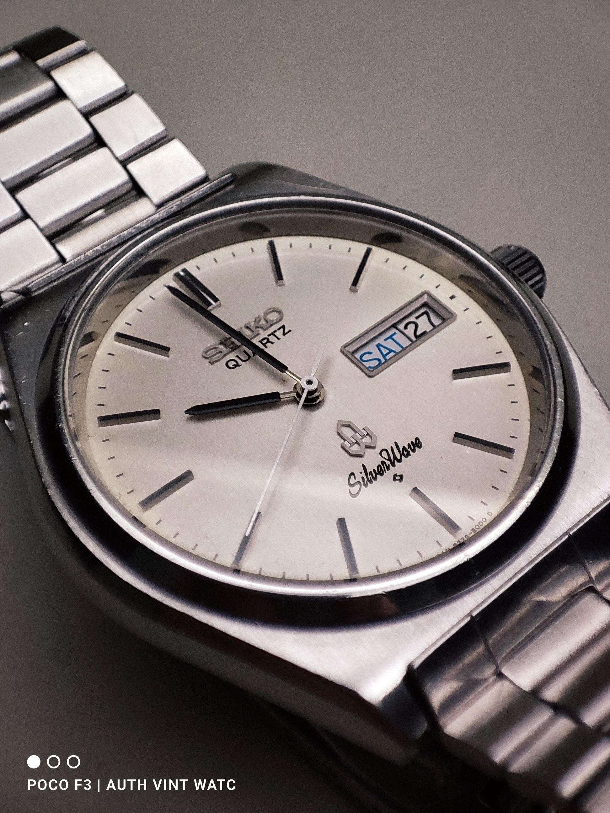 Seiko Rare Authentic Vintage Seiko Quartz SilverWave 8229-8000 Size ONE SIZE - 2 Thumbnail