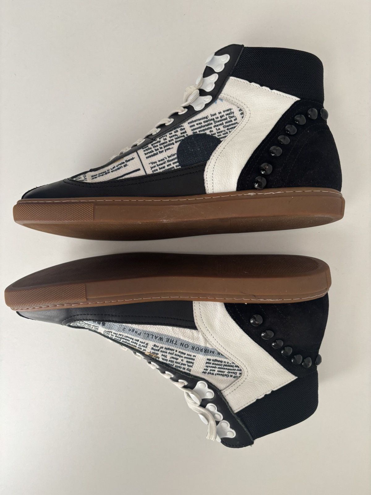 John Galliano John Galliano newspaper sneakers avantgarde Size US 8 / IT 38 - 5 Thumbnail