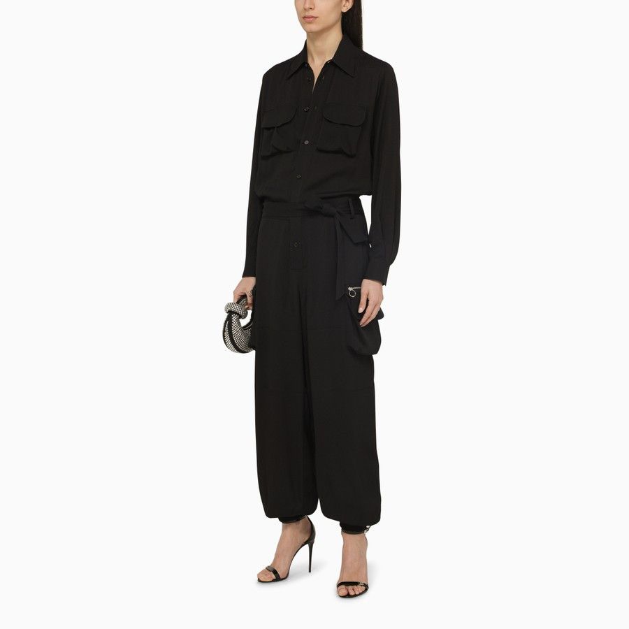 Dsquared2 o1d2blof0824 Jumpsuit in Black Size 27" / US 4 / IT 40 - 2 Thumbnail