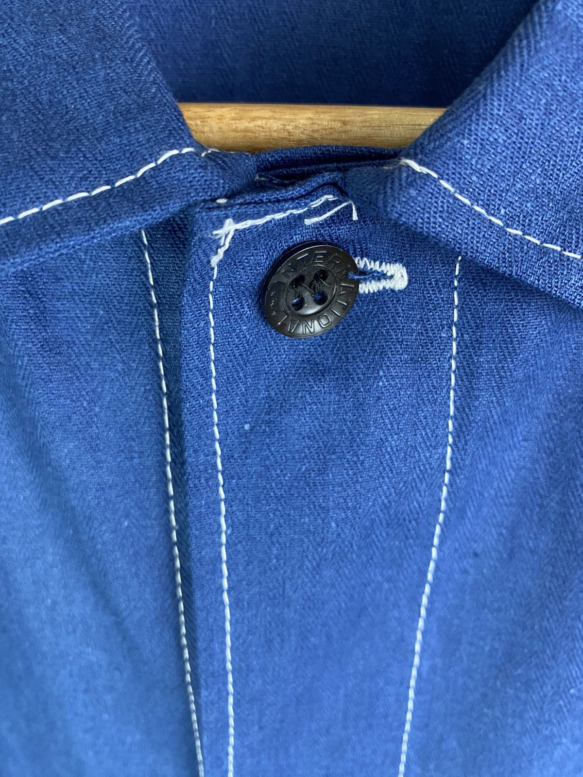Le Laboureur × Vintage Otavan Vintage Work Jacket –Deadstock Blue – Made in Finland Size US L / EU 52-54 / 3 - 9 Thumbnail