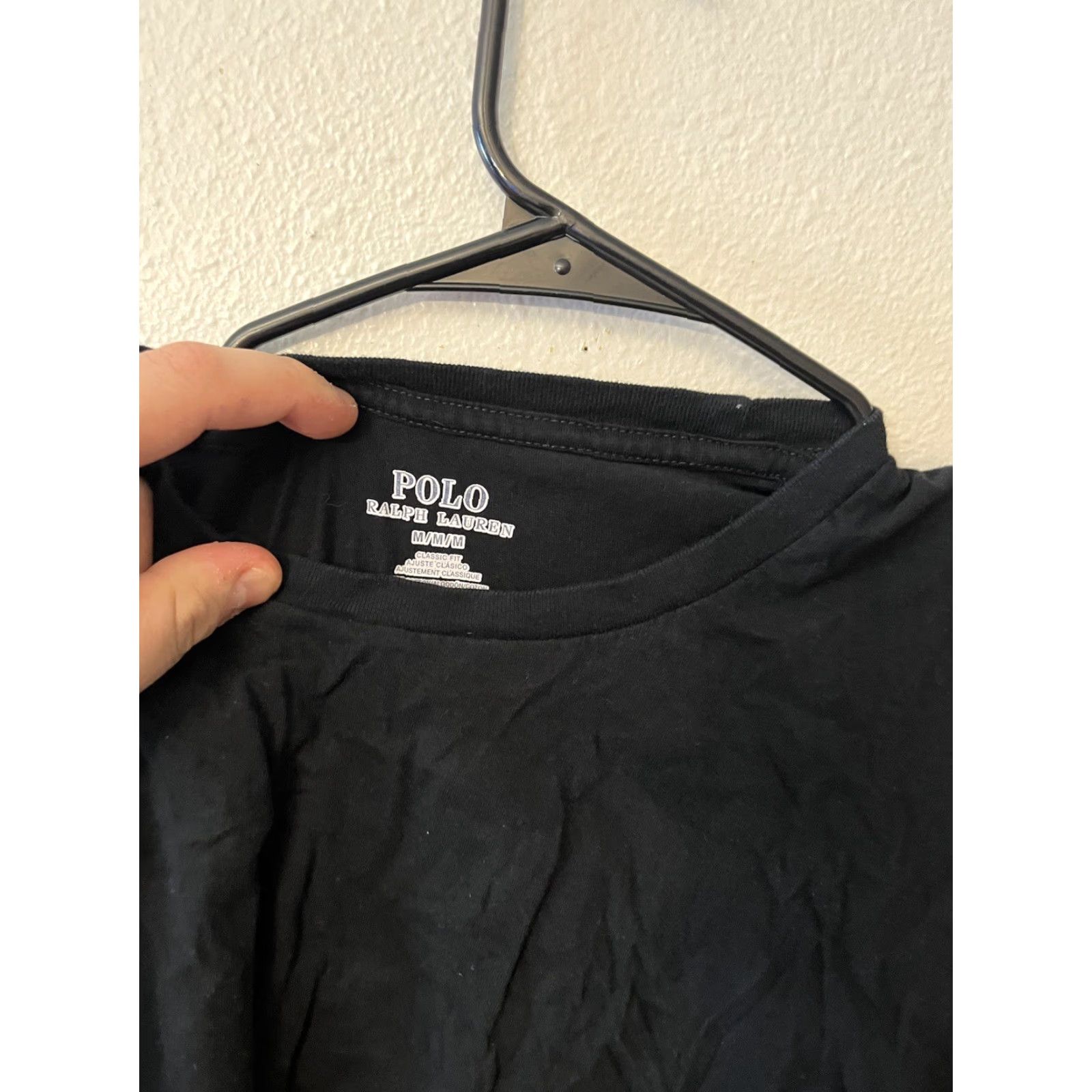 Polo Ralph Lauren Polo Ralph Lauren Men's Sleep Shirt Cotton Long Sleeve Black Adult M Classic Logo Sleepwear EUC Size US M / EU 48-50 / 2 - 2 Thumbnail