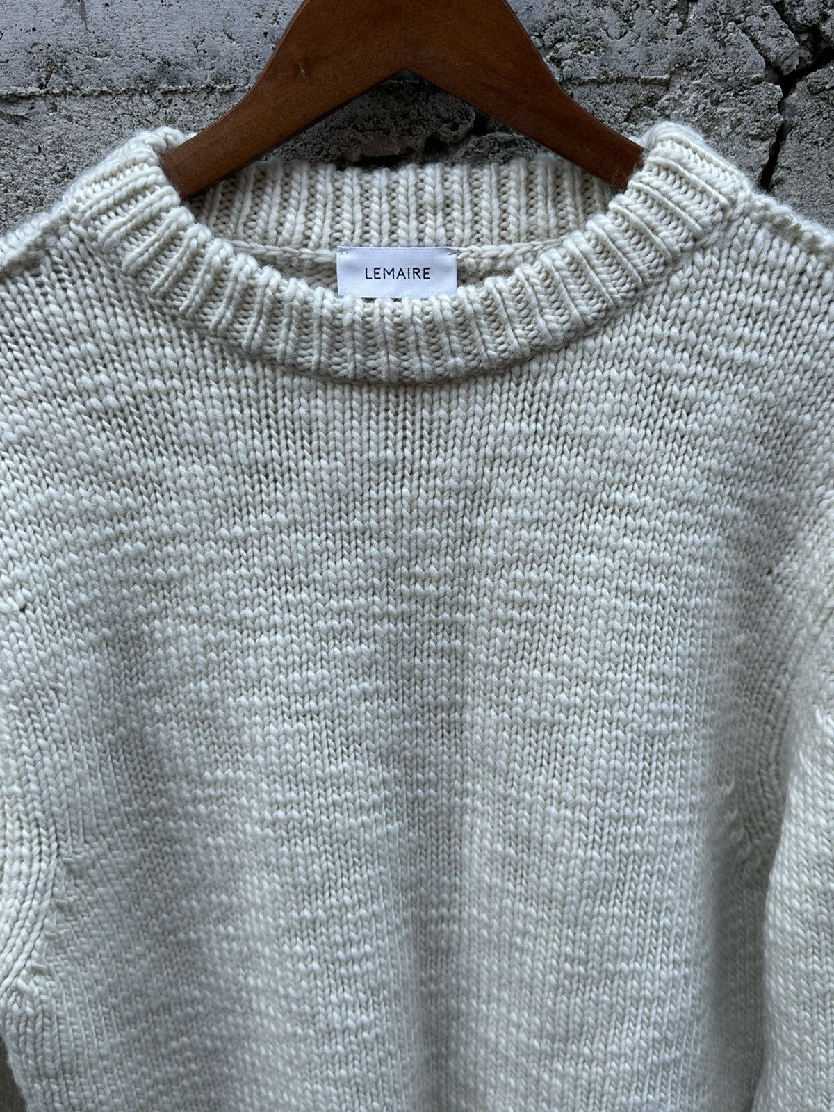 Lemaire RARE GRAIL Lemaire Italian heavy chunky wool sweater Size US M / EU 48-50 / 2 - 4 Thumbnail