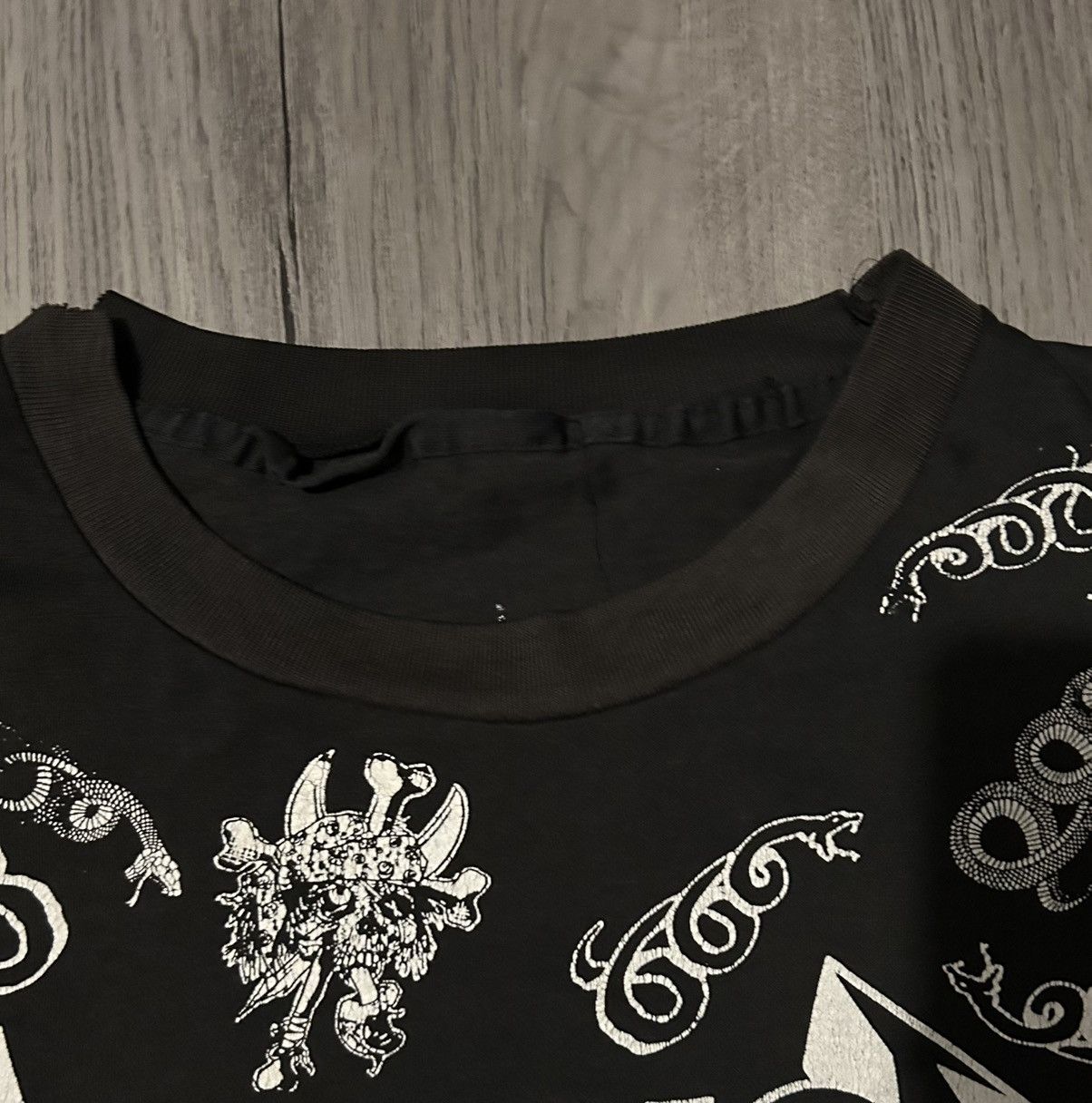 Vintage Vintage 80s GRAIL Euro Metallica AOP “Till Death Do Us Part” Size US XL / EU 56 / 4 - 3 Thumbnail