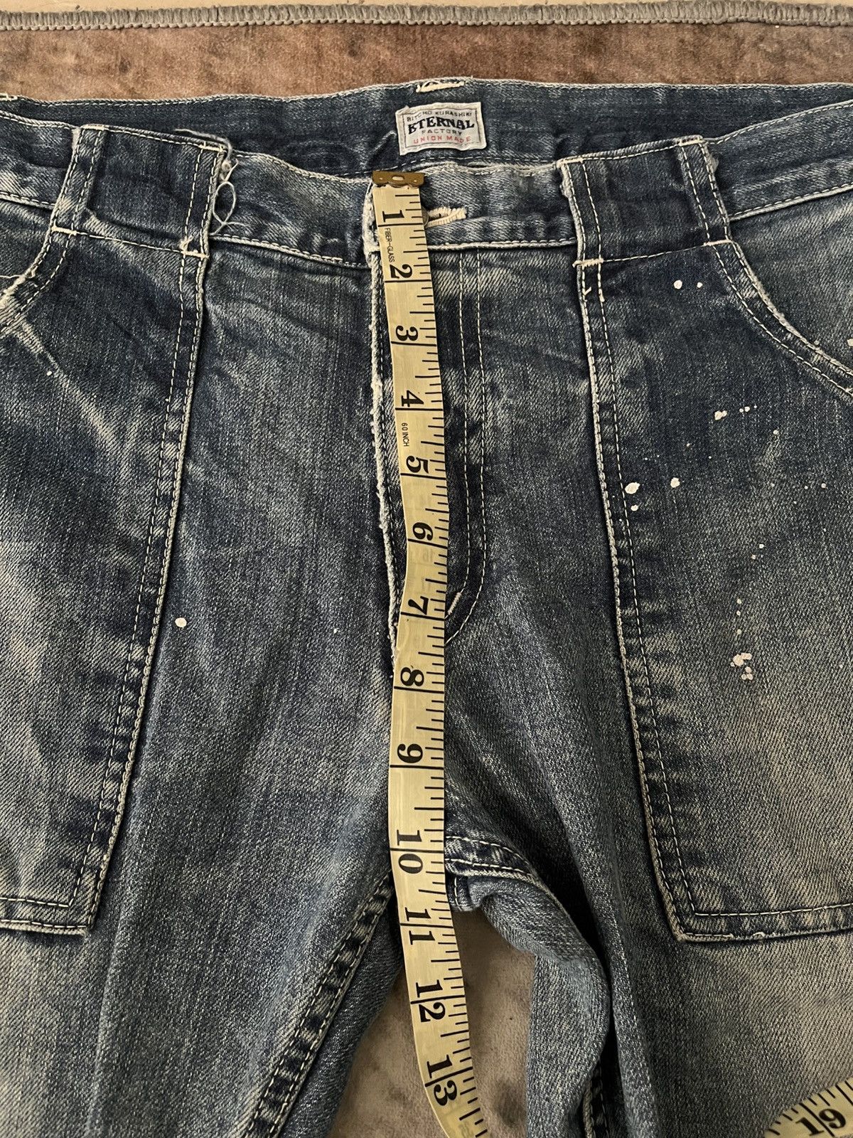 Eternal × Japanese Brand × Vintage Baggy Eternal Workwear Denim Size US 34 / EU 50 - 11 Thumbnail