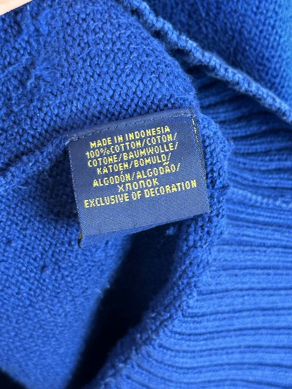Polo Ralph Lauren Polo Ralph Lauren Luxury Blue Heavy Sweater Size US M / EU 48-50 / 2 - 7 Thumbnail