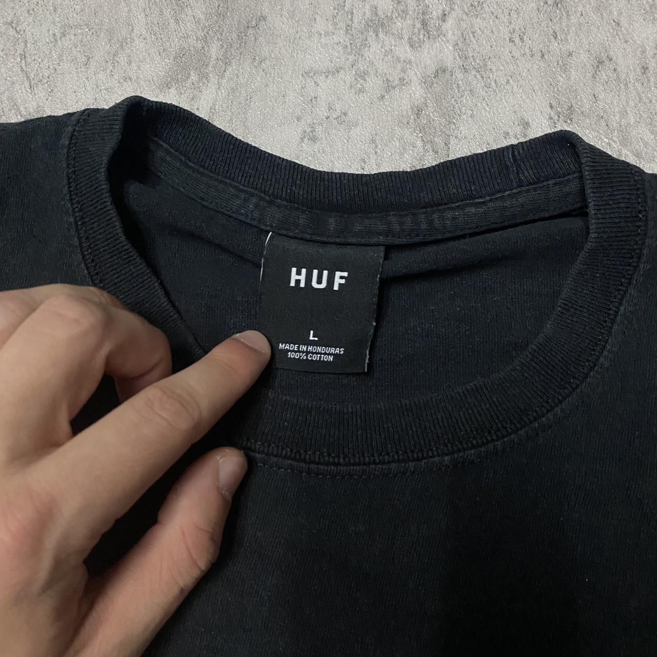 Other HUF black cotton t-shirt Size US L / EU 52-54 / 3 - 3 Thumbnail