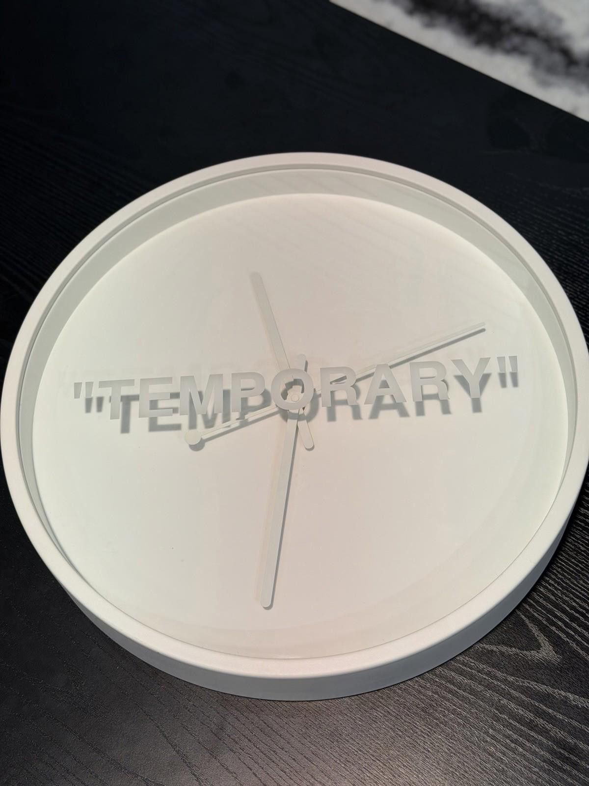 Ikea Virgil Abloh x IKEA MARKERAD Temporary Wall Clock Off-White Size ONE SIZE - 2 Thumbnail