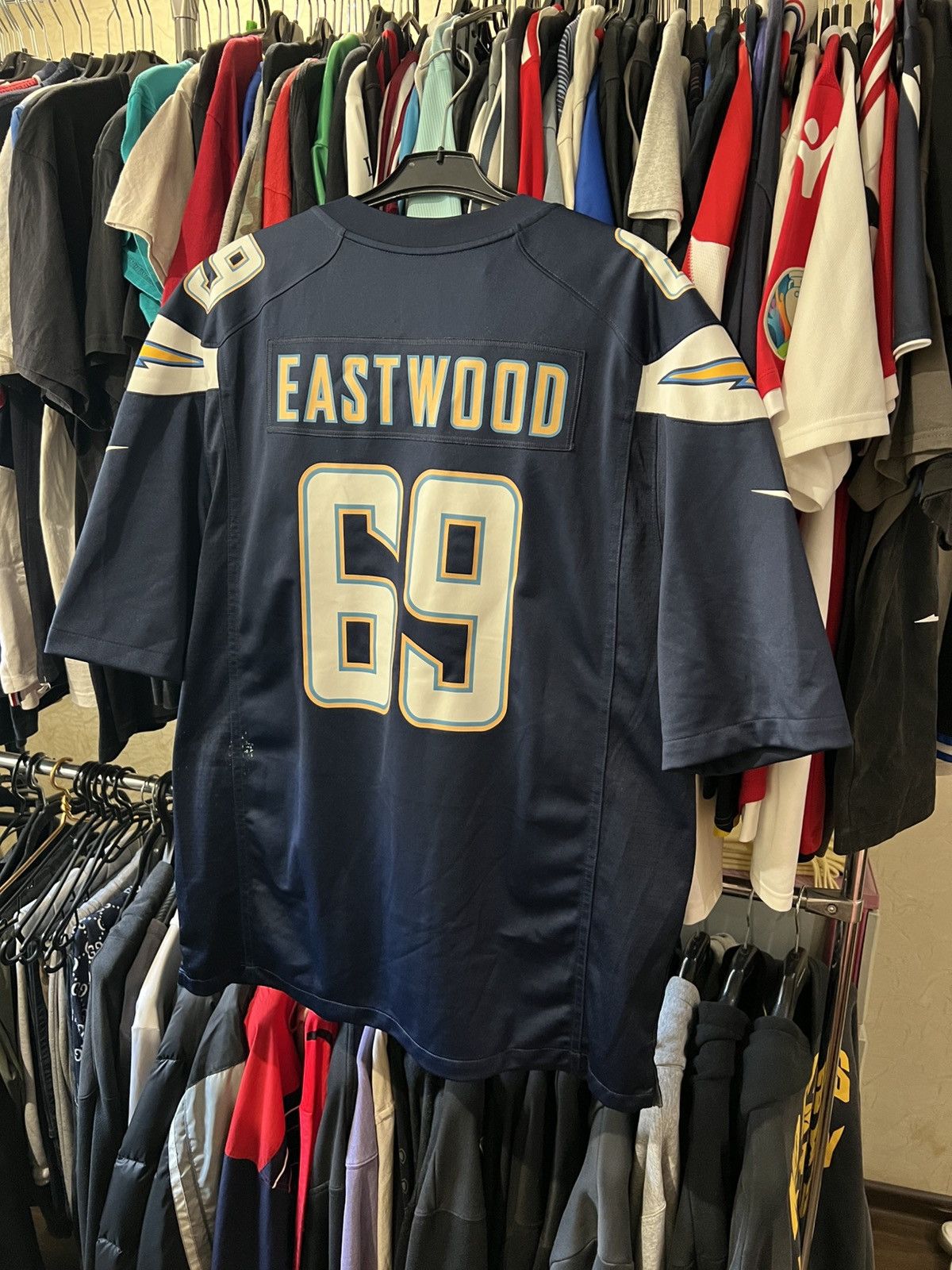 Other 2019/2020 NIKE SAN DIEGO CHARGERS NFL #69 EASTWOOD JERSEY Size US XL / EU 56 / 4 - 2 Thumbnail