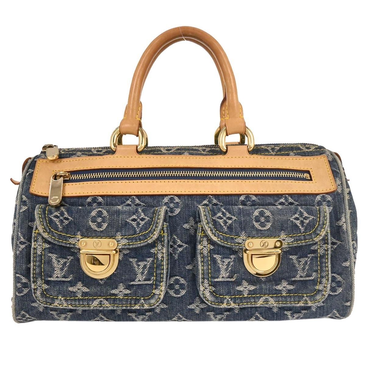 Louis Vuitton Louis Vuitton Neo Speedy Bag Denim Size ONE SIZE - 1 Thumbnail