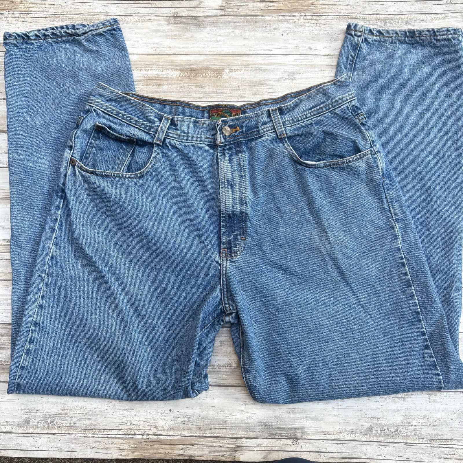 Structure VTG Structure Jeans 38L x 34 Medium Wash Blue Denim Size US 35 - 1 Thumbnail