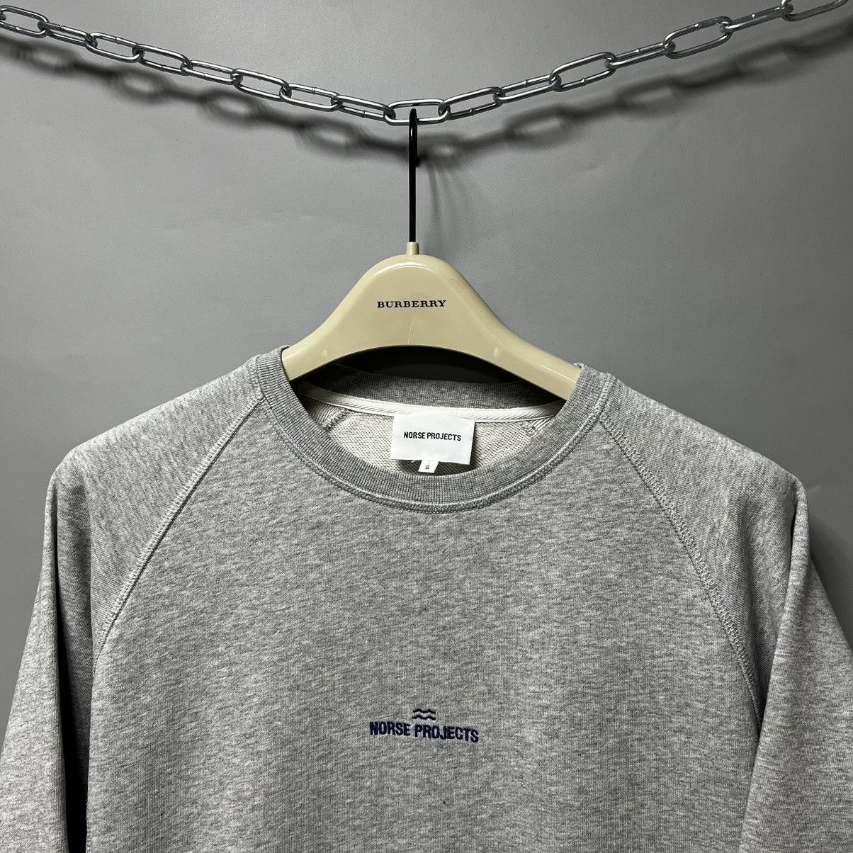 Norse Projects Norse Projects Sweatshirt Wave Logo Gray Crewneck Men’s y2k Size US S / EU 44-46 / 1 - 2 Thumbnail