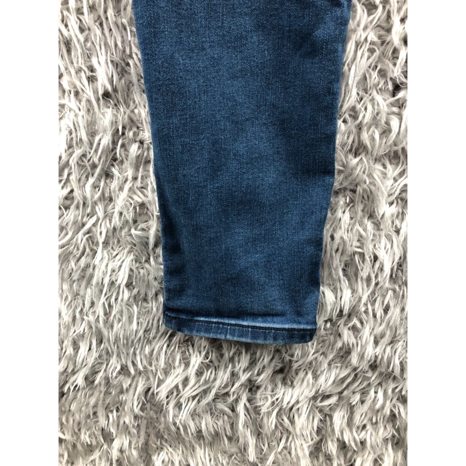 Vintage Falls Creek Jeans Skinny High Rise Womens Size 10 Medium Blue Wash 28 Inseam 5-Pocket Denim Cotton Belt Loops Zipper Button Size 32" / US 10 / IT 46 - 7 Thumbnail