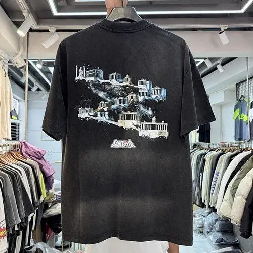 Japanese Brand Manami x Naoko Anime SAINT SEIYA Washed T-shirt Size US XL / EU 56 / 4 - 2 Thumbnail