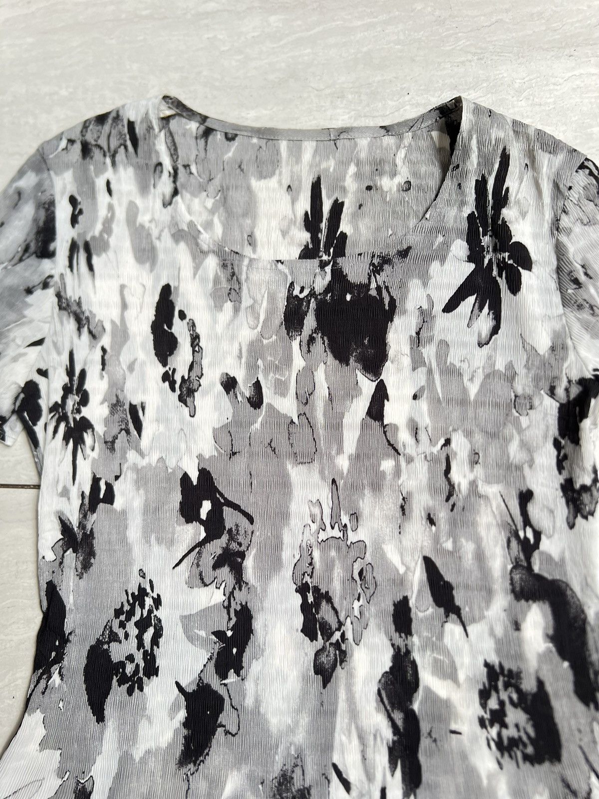 Other SPECCHIO Flower Motive Grey Dress Size XS / US 0-2 / IT 36-38 - 8 Thumbnail